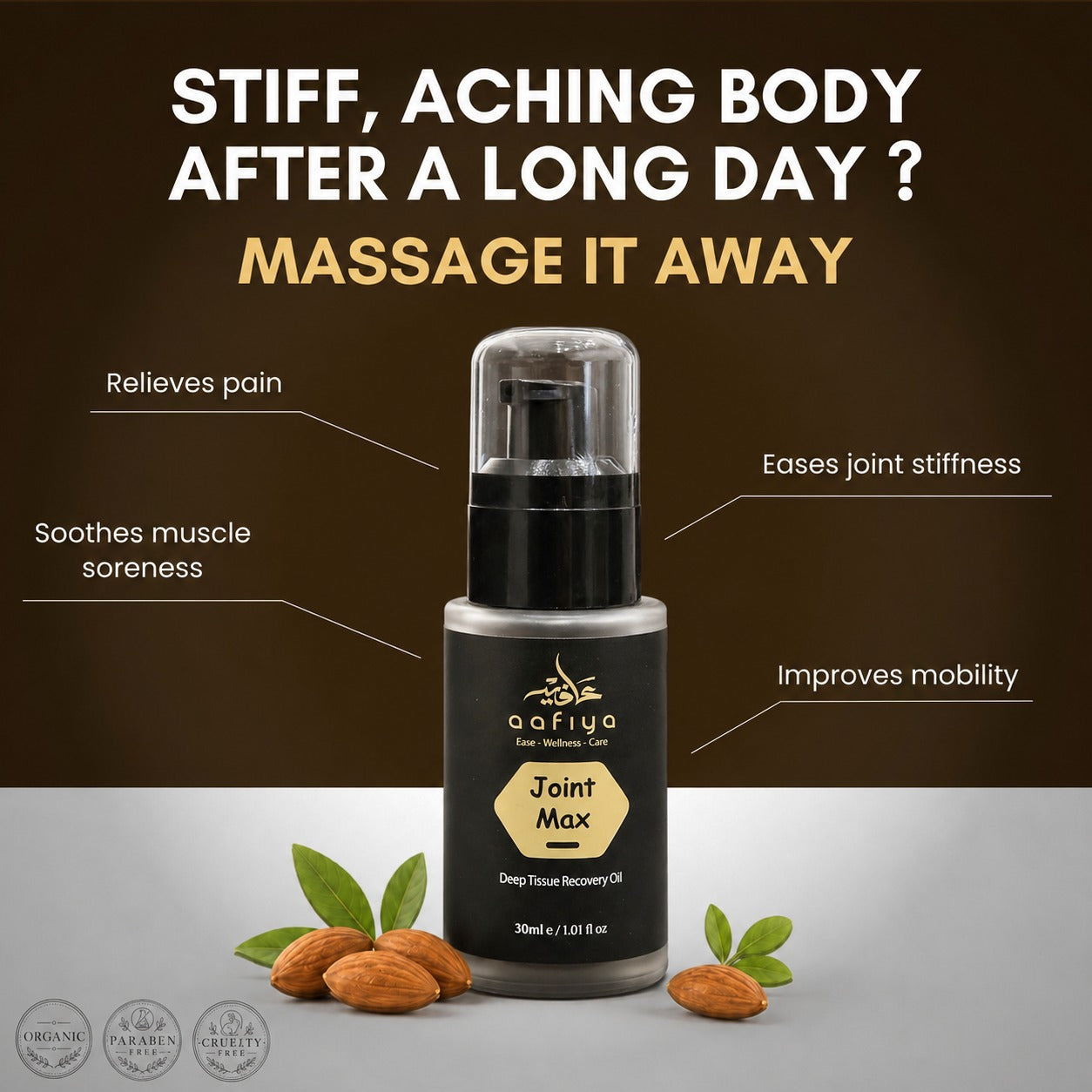 Joint Max: Deep Tissue Recovery Oil