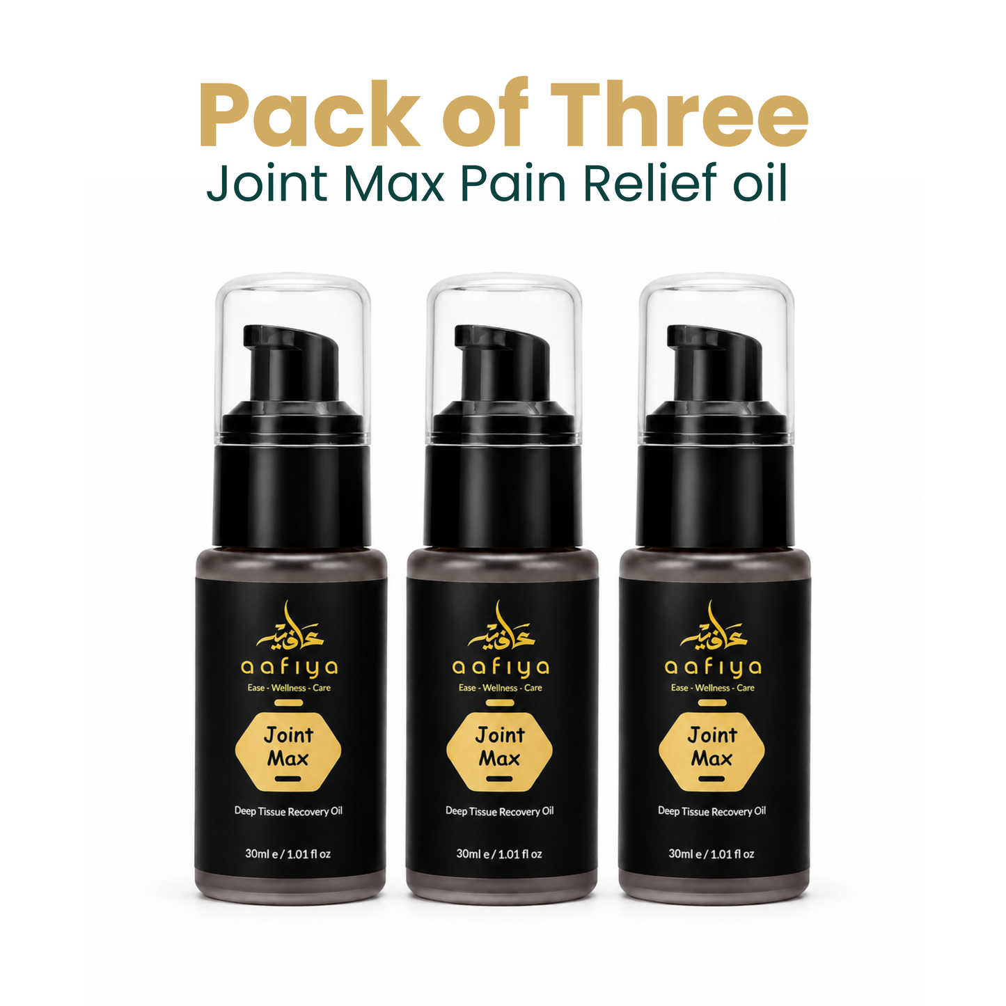 Pack of Three : Joint Max Deep Tissue Recovery Oil
